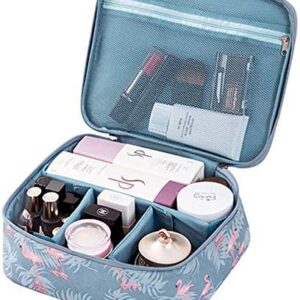 FASTUNBOX (LABEL) Striped 18 Cms Cosmetic Pouch (M_5058077885179_Blue)